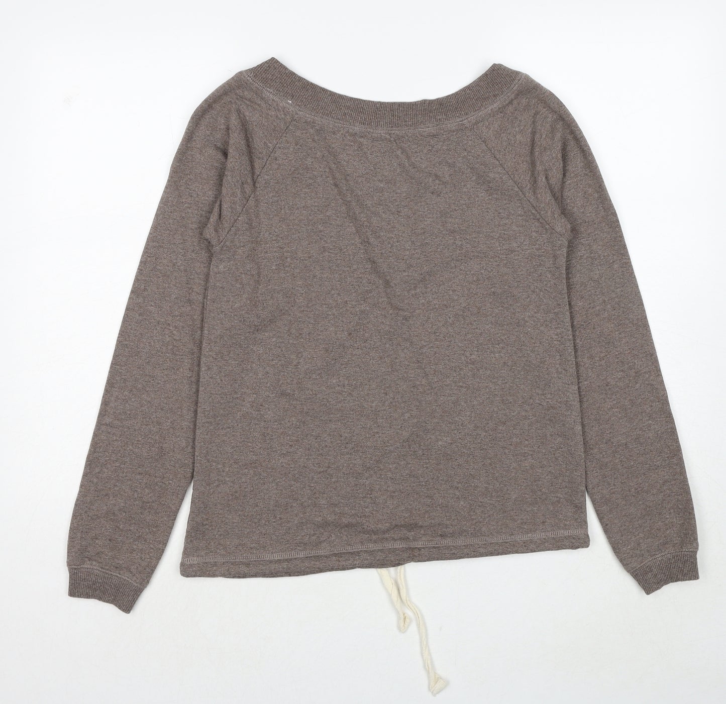 Ethel Austin Womens Beige Cotton Pullover Sweatshirt Size 8 Pullover - Size 8-10