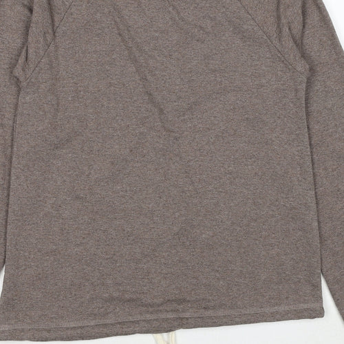 Ethel Austin Womens Beige Cotton Pullover Sweatshirt Size 8 Pullover - Size 8-10