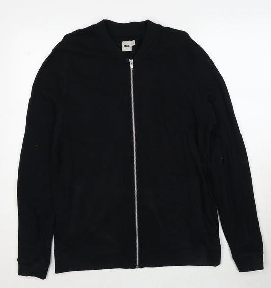 ASOS Mens Black Cotton Pullover Sweatshirt Size L