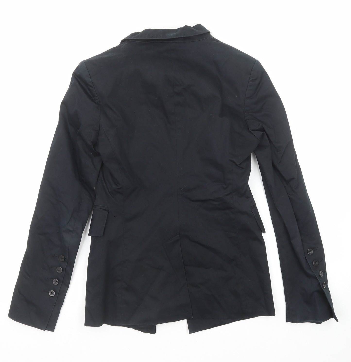 Mexx Womens Black Jacket Blazer Size 10 Button