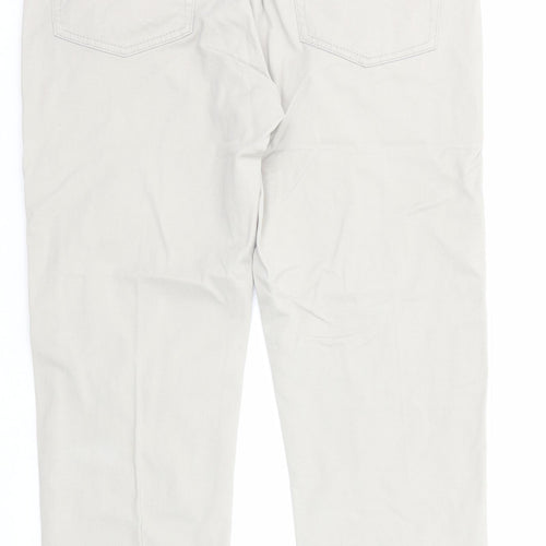 Gap Mens Beige Cotton Trousers Size 30 in L30 in Regular Zip