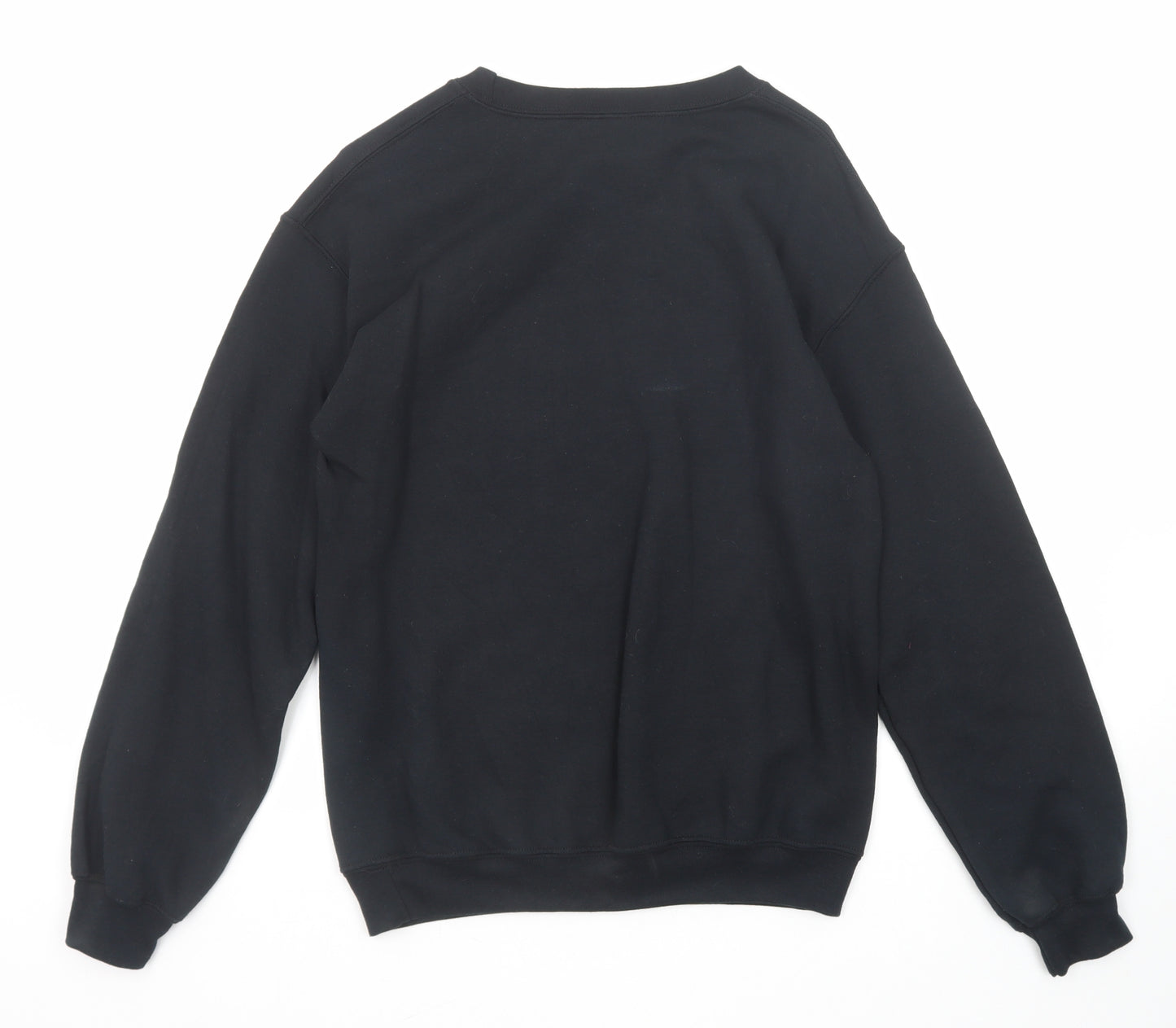 Gildan Womens Black Cotton Pullover Sweatshirt Size S Pullover
