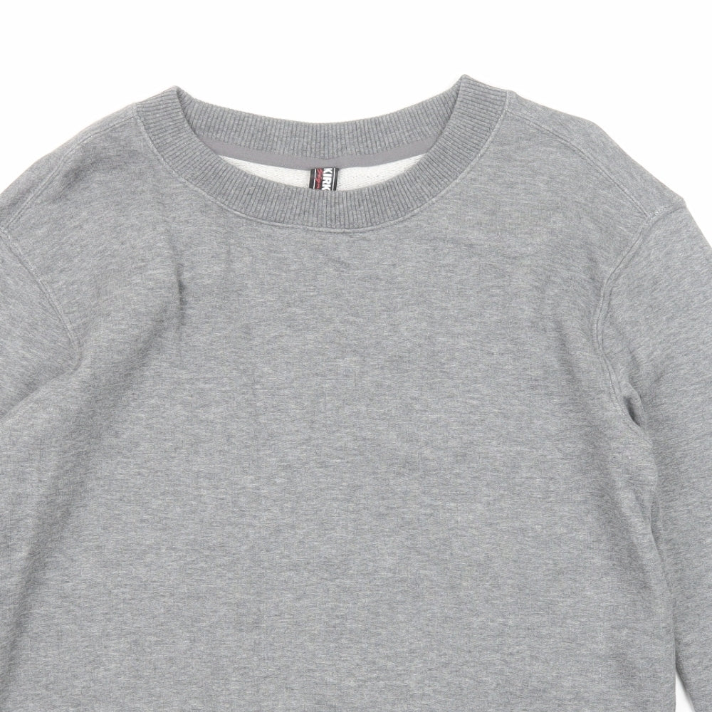 Kirkland Mens Grey Cotton Pullover Sweatshirt Size M