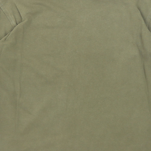 H&M Womens Green Cotton Pullover Sweatshirt Size 16 Pullover - Poplar Falls 48
