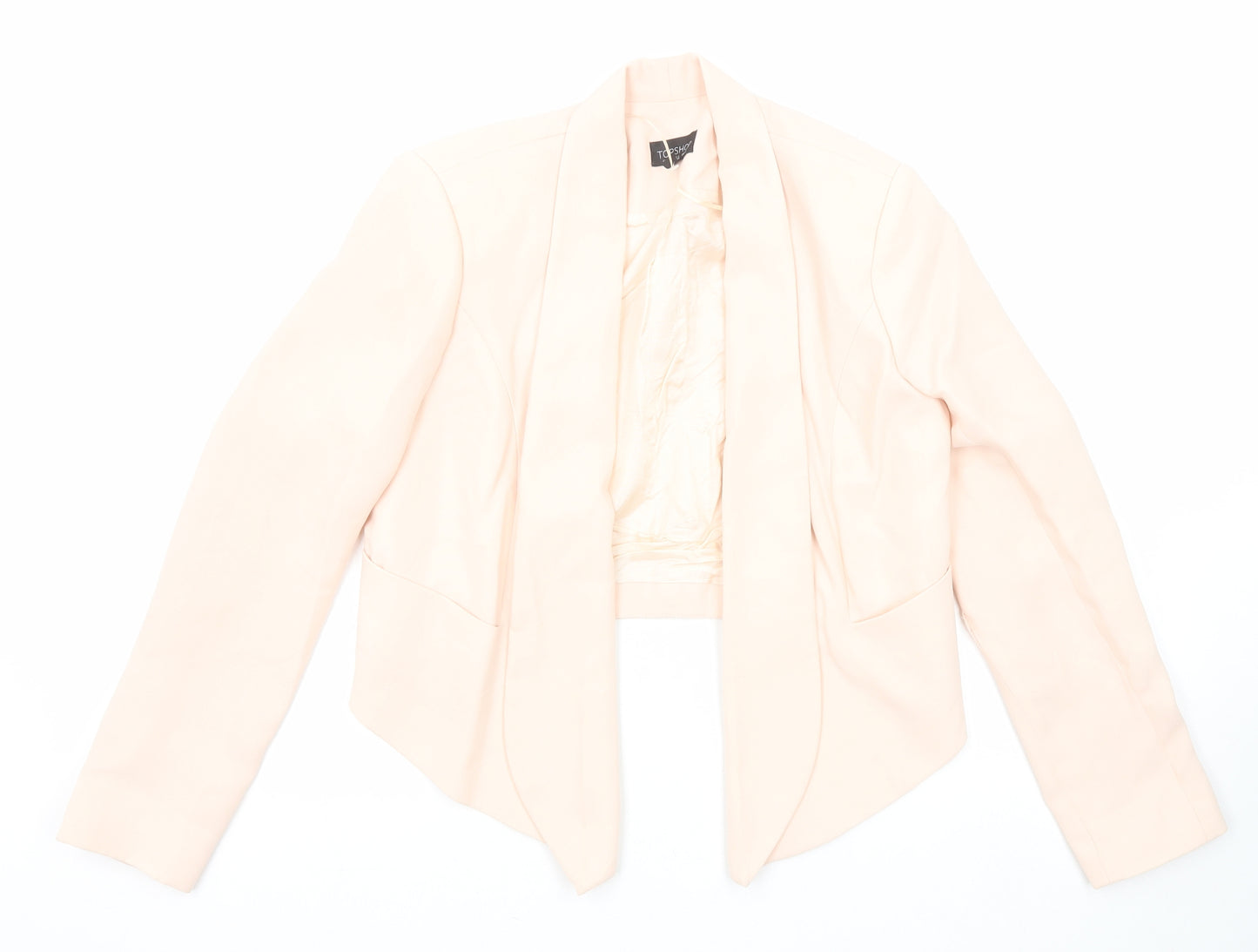 Topshop Womens Pink Jacket Blazer Size 10