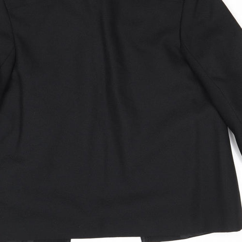St Michael Womens Black Jacket Blazer Size 12