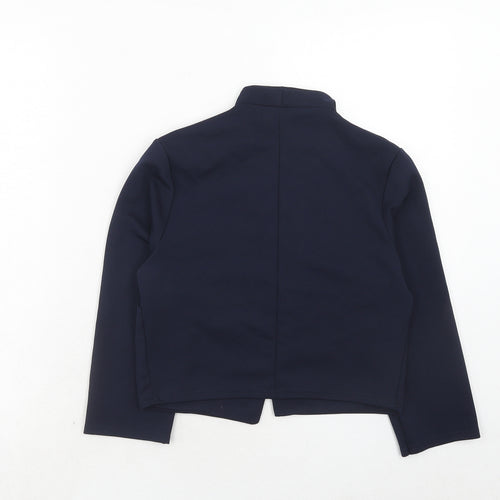 Quiz Womens Blue Jacket Blazer Size 12