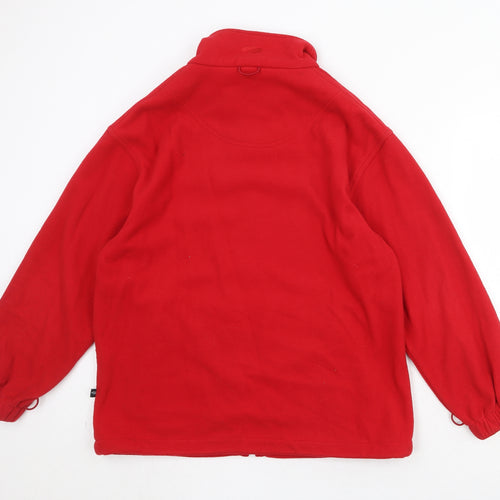 Mountain Life Womens Red Jacket Size 12 Zip