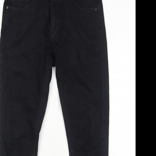 NEXT Mens Black Cotton Skinny Jeans Size 30 in Regular Zip