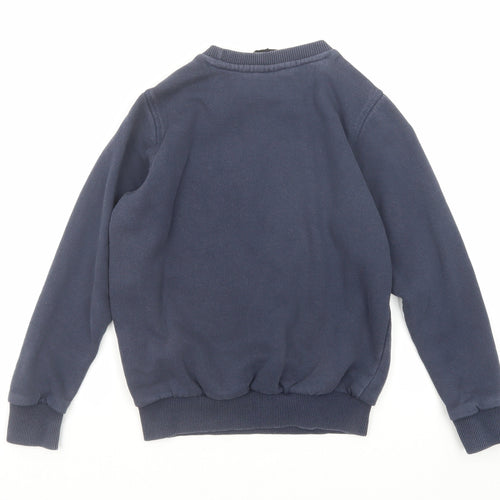 Umbro Boys Blue Cotton Pullover Sweatshirt Size 7-8 Years Pullover