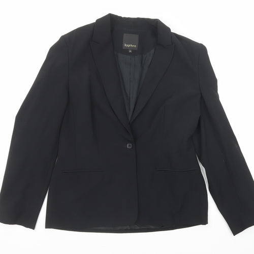 Debenhams Womens Black Polyester Jacket Suit Jacket Size 14