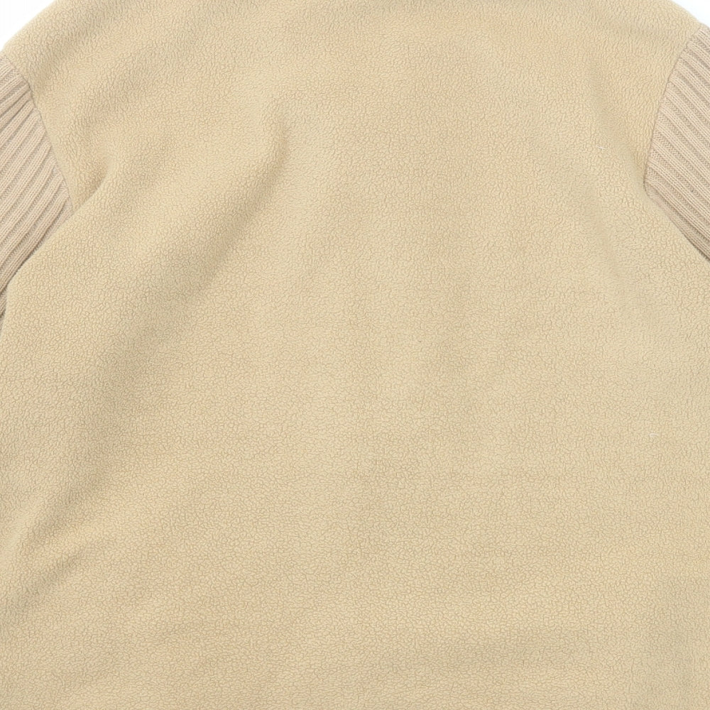 Alice Collins Womens Brown Polyester Full Zip Sweatshirt Size 18 Zip