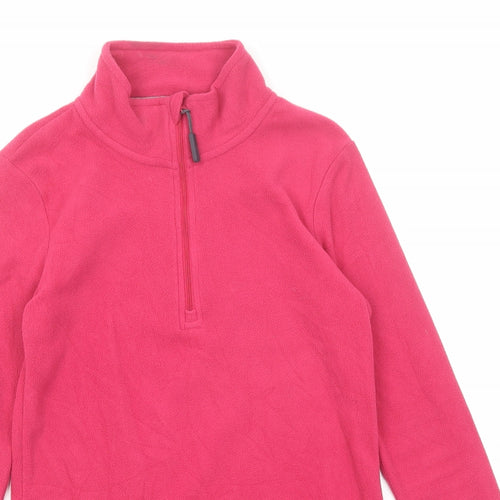 Peter Storm Womens Pink Polyester Pullover Sweatshirt Size 8 Zip