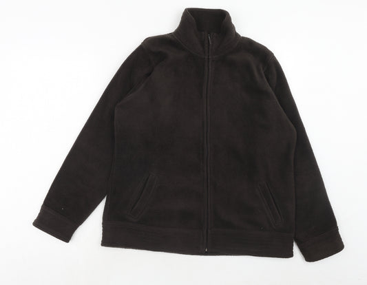 EWM Womens Brown Jacket Size M Zip - Size 14/16