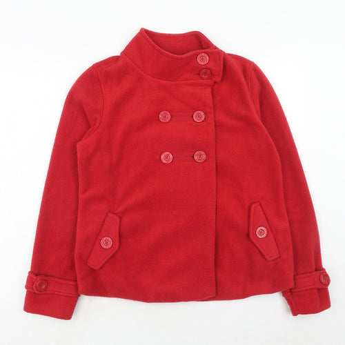 NEXT Womens Red Jacket Size 12 Button