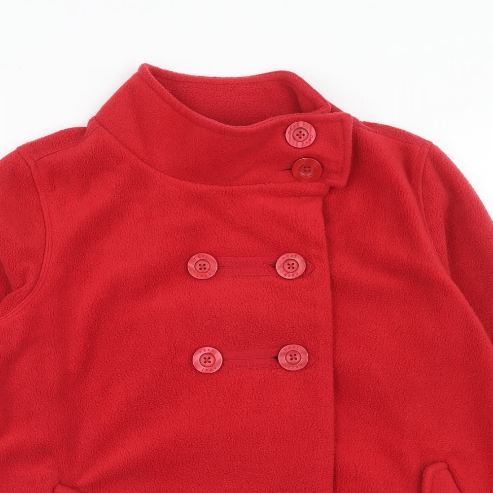 NEXT Womens Red Jacket Size 12 Button