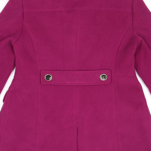 BHS Womens Purple Jacket Size 12 Button