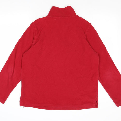 Tigi Womens Pink Polyester Pullover Sweatshirt Size 18 Zip - Size 18-20