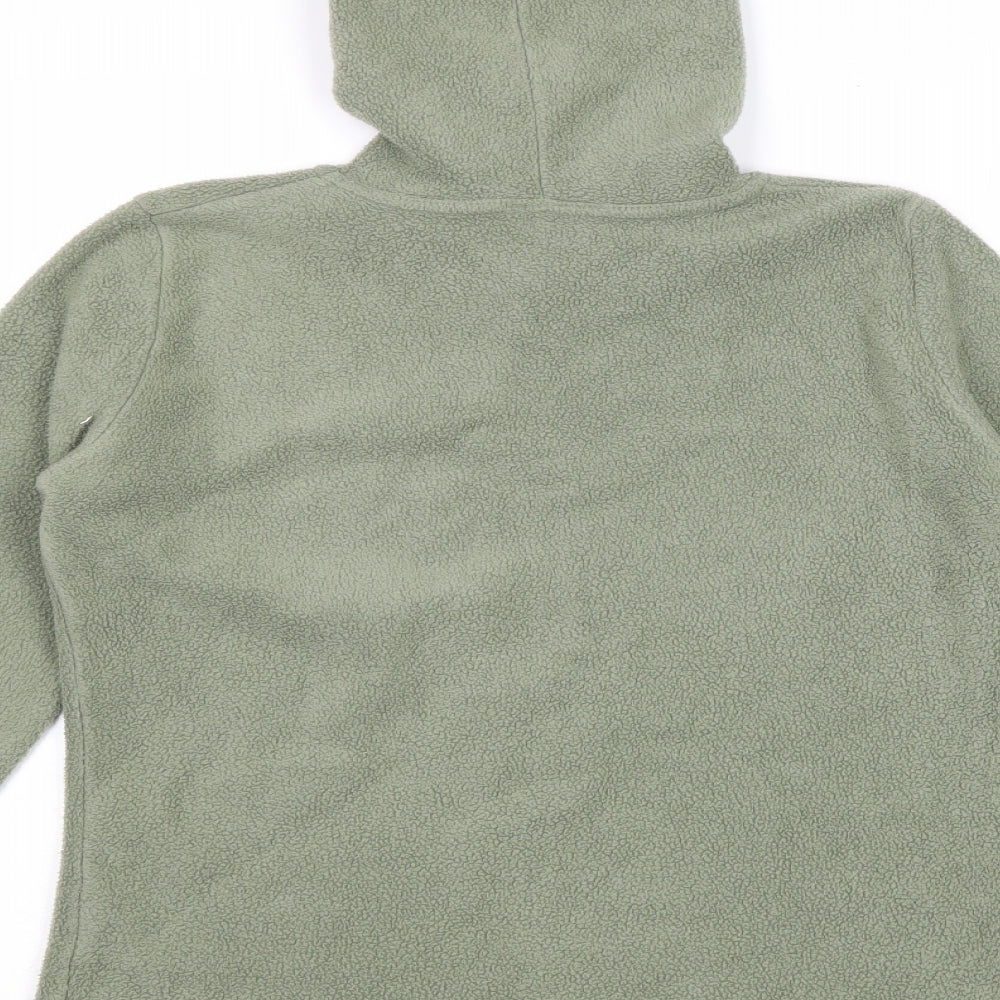 Active Womens Green Polyester Pullover Hoodie Size M Pullover