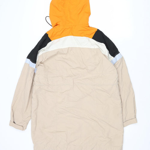 Divided by H&M Mens Multicoloured Windbreaker Jacket Size S Zip - Colourblock