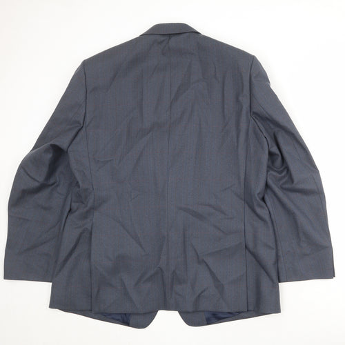 Eric Spencer Mens Blue Wool Jacket Suit Jacket Size 46 Regular