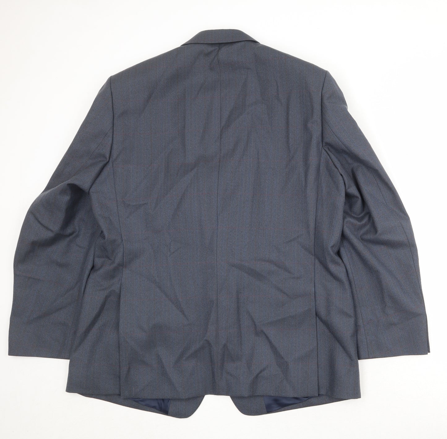 Eric Spencer Mens Blue Wool Jacket Suit Jacket Size 46 Regular