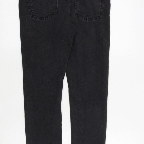 Linea Womens Black Cotton Skinny Jeans Size 8 Regular Zip