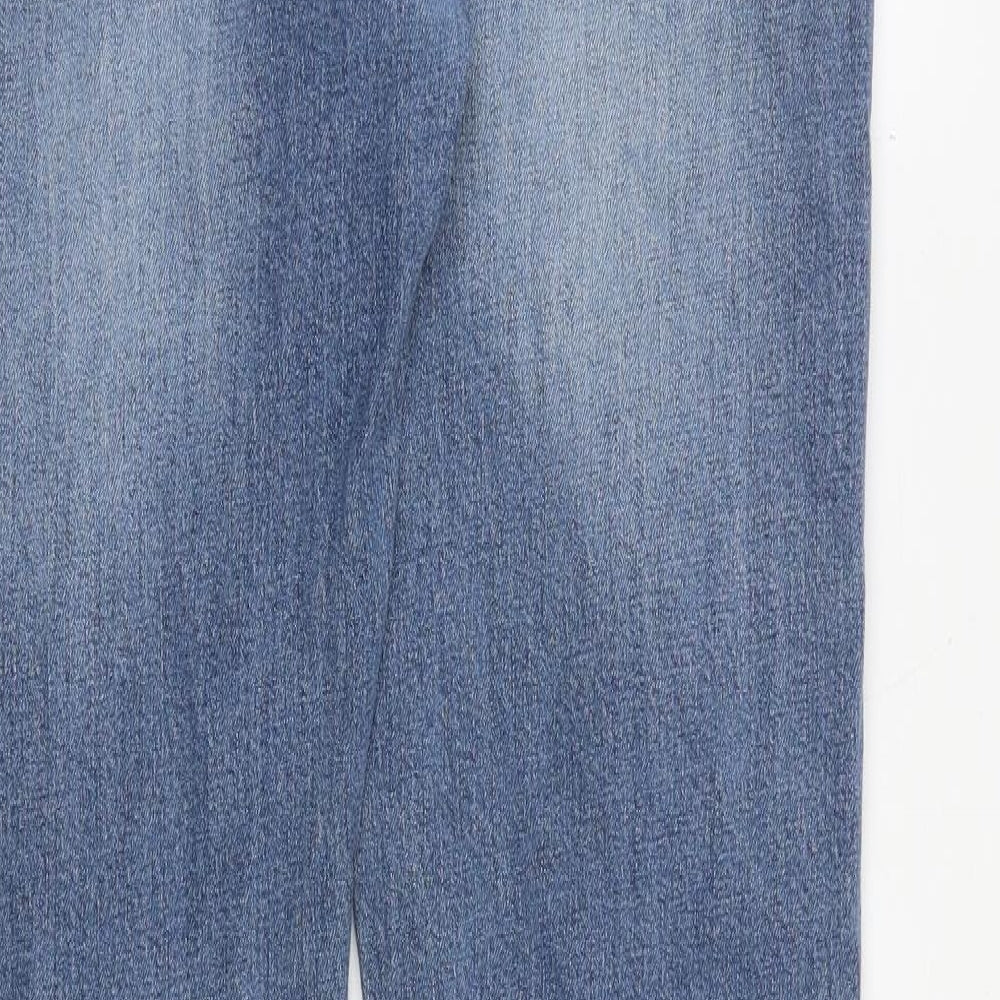 ASOS Mens Blue Cotton Skinny Jeans Size 34 in Regular Zip