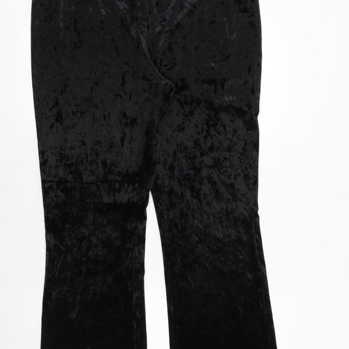 Marks and Spencer Womens Black Polyester Dress Pants Trousers Size 18 Regular