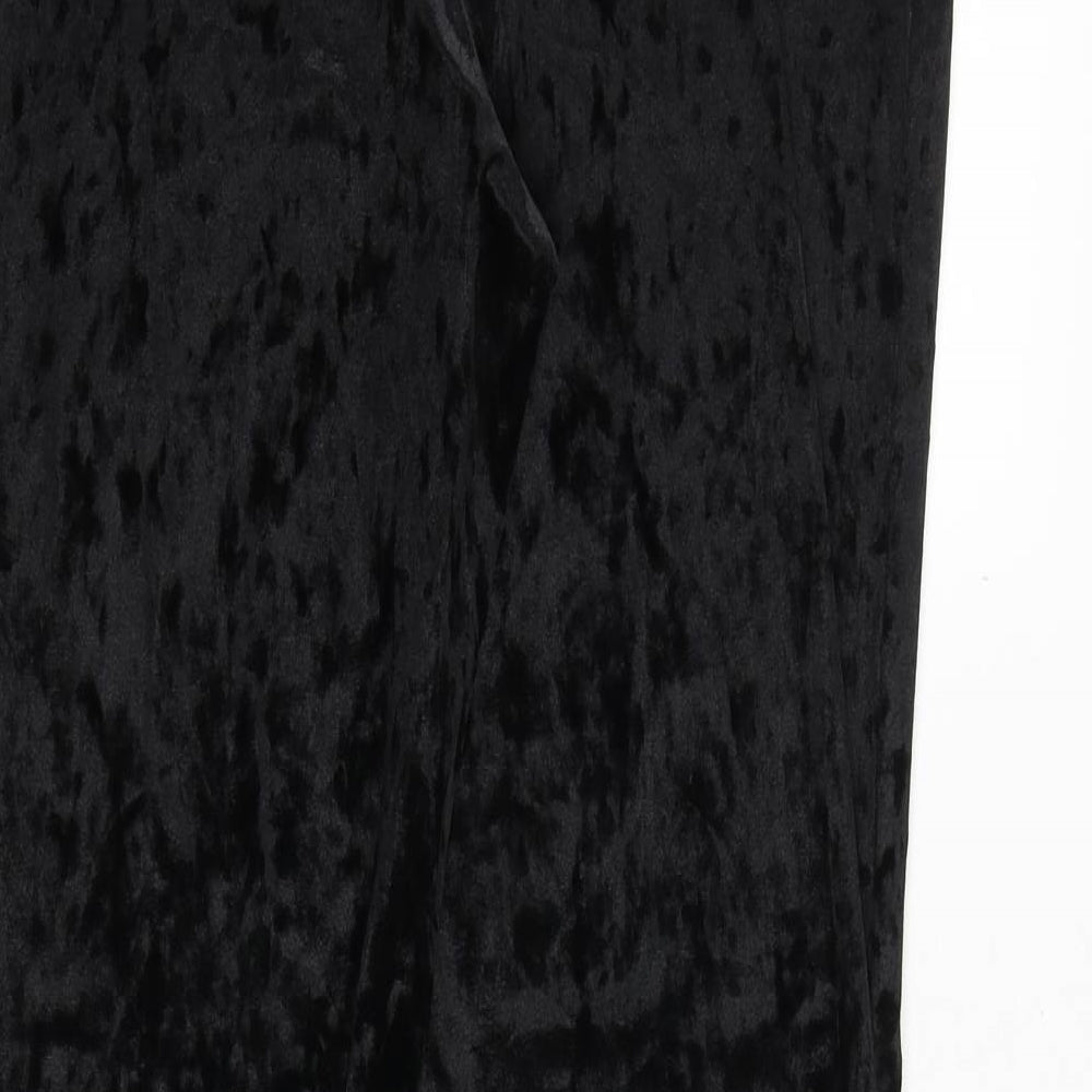 Marks and Spencer Womens Black Polyester Dress Pants Trousers Size 18 Regular