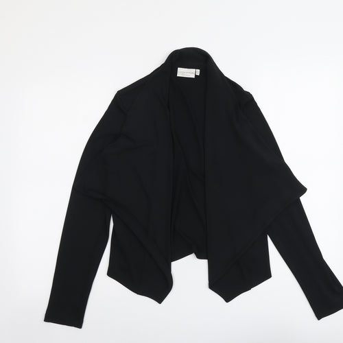 Laura Ashley Womens Black Jacket Blazer Size 12