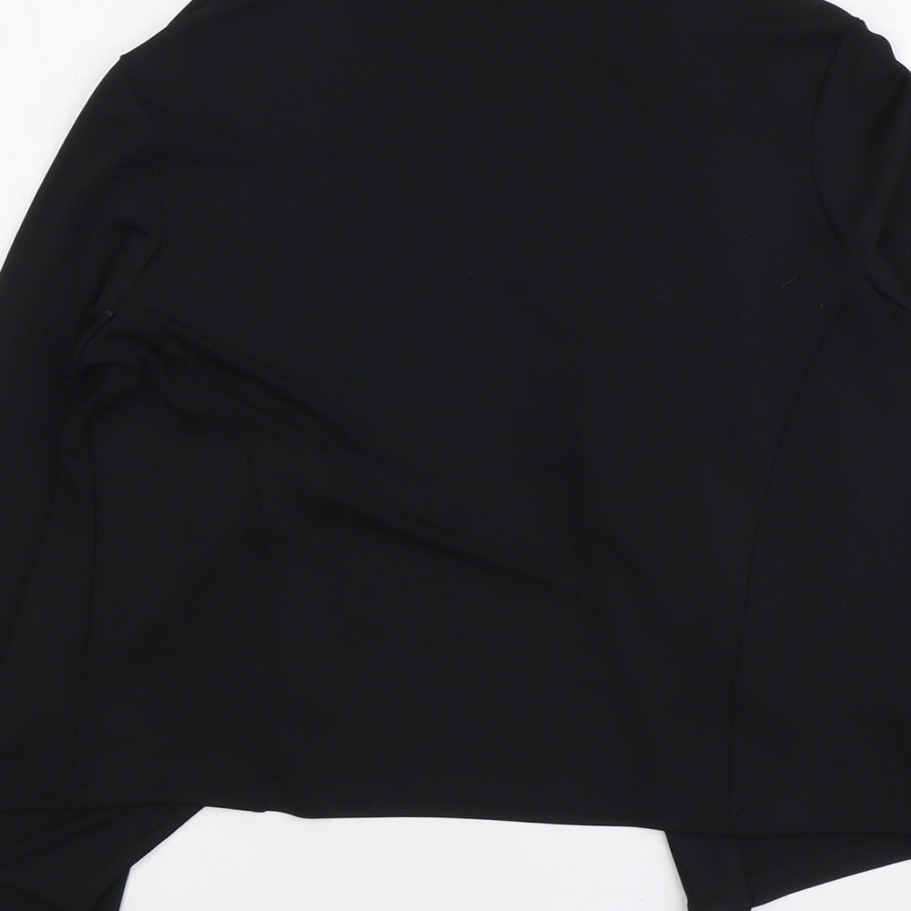 Laura Ashley Womens Black Jacket Blazer Size 12