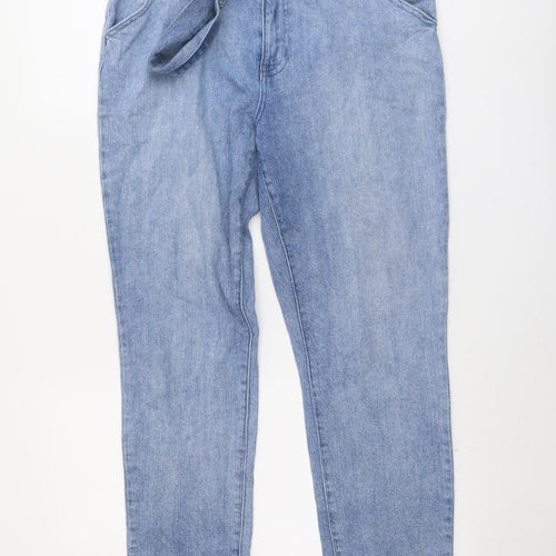 JustFab Womens Blue Cotton Skinny Jeans Size 31 in L27 in Regular Button