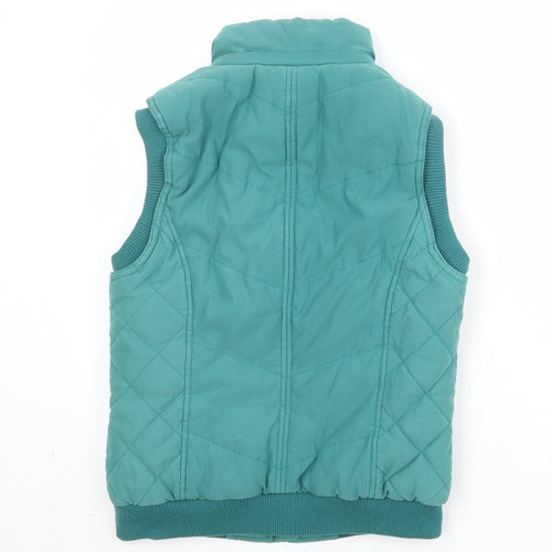 Per Una Womens Green Gilet Jacket Size S Zip
