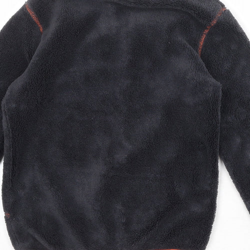 Lupilu Boys Black Basic Jacket Jacket Size 6-7 Years Zip - Contrast Stitching