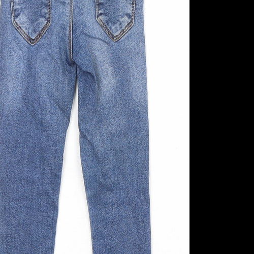 Mothercare Boys Blue Coir Skinny Jeans Size 2-3 Years Regular Snap
