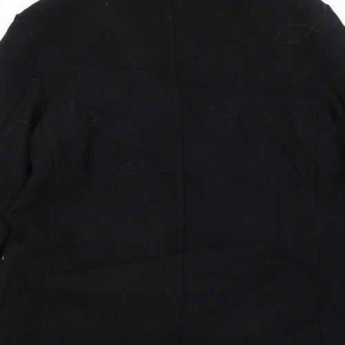 Marks and Spencer Womens Black Jacket Size 12 Button