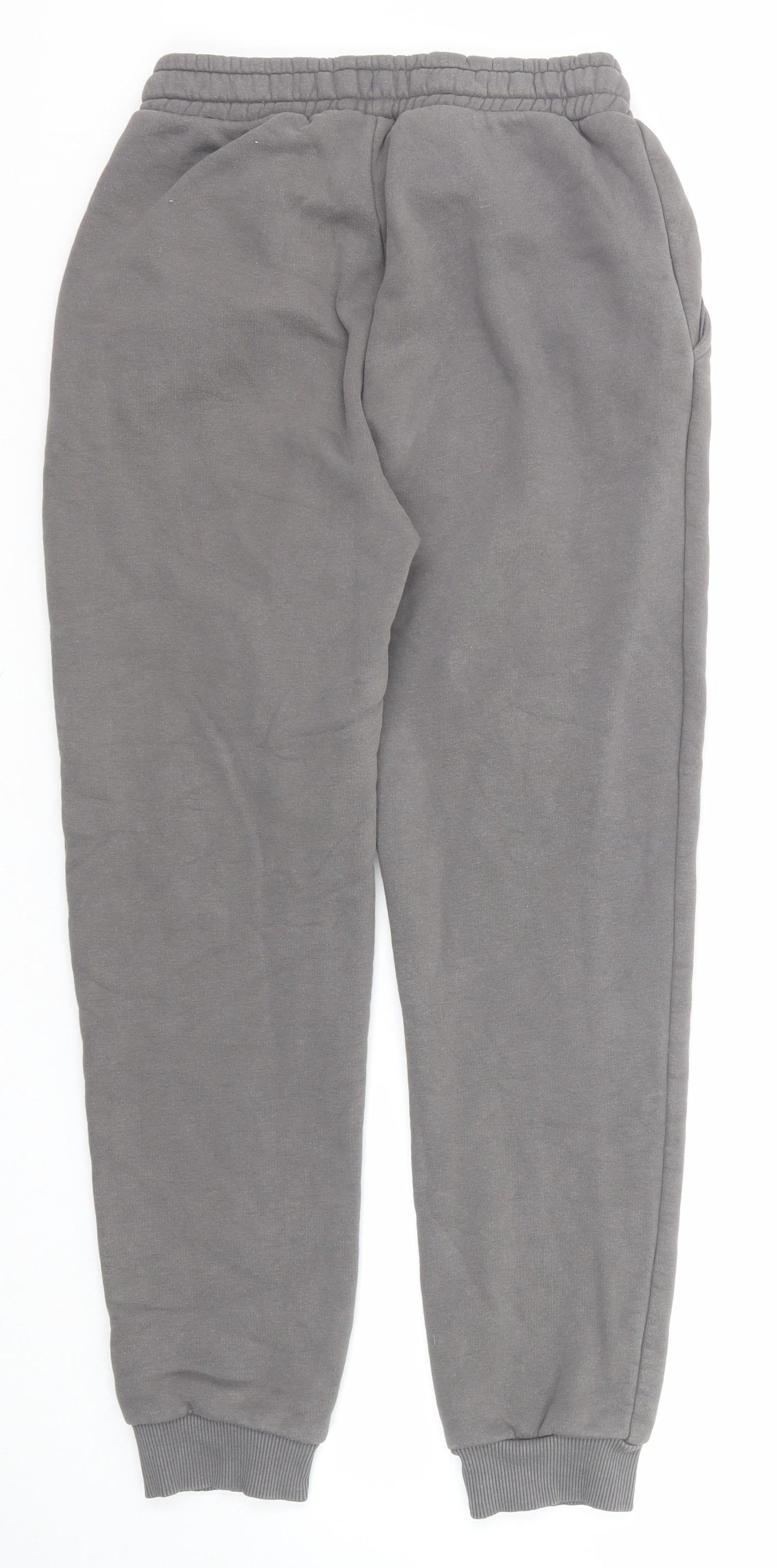 MP Womens Grey Cotton Sweatpants Trousers Size S Regular Drawstring