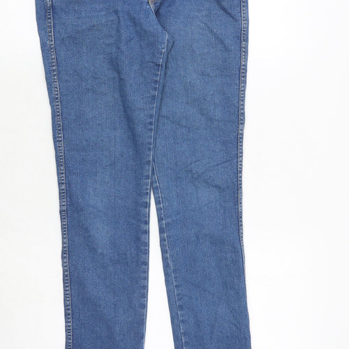 H&M Mens Blue Cotton Skinny Jeans Size 28 in Regular Zip