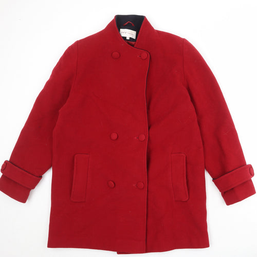 EWM Womens Red Jacket Size 12 Button