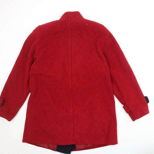 EWM Womens Red Jacket Size 12 Button