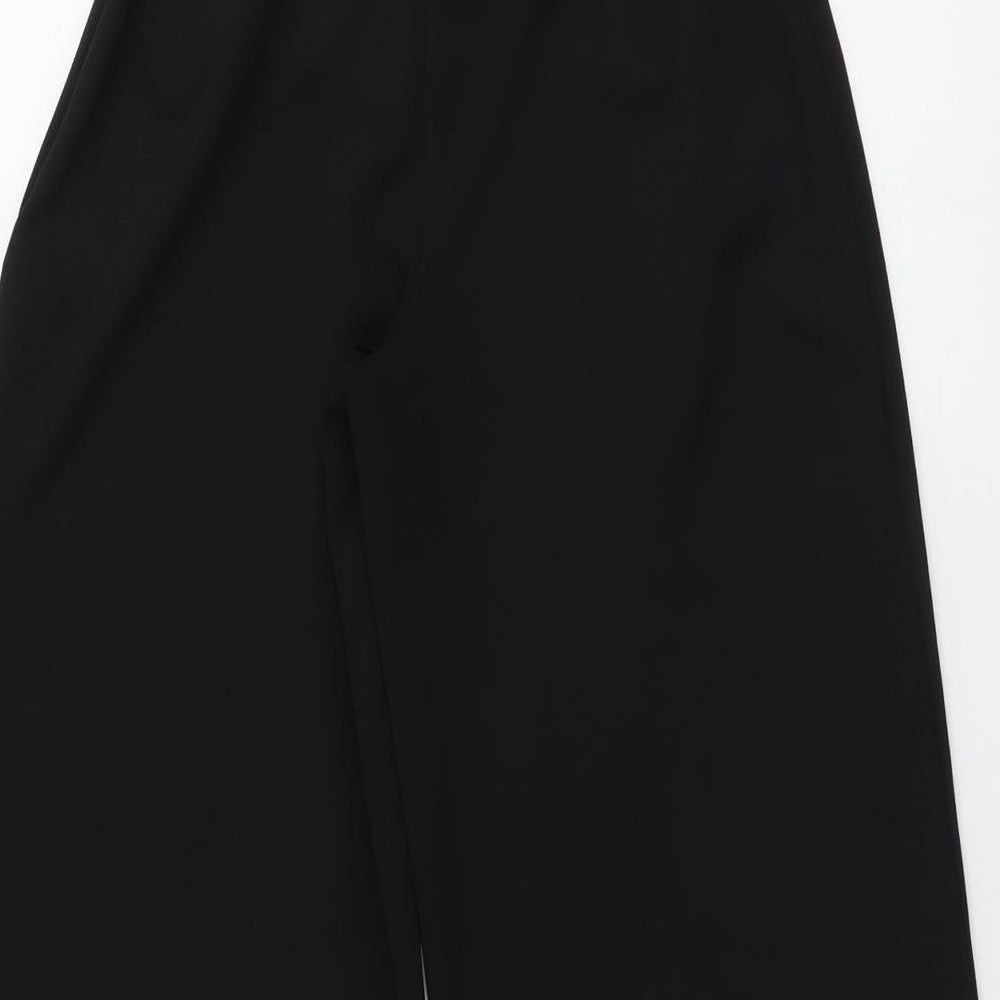 New Look Womens Black Polyester Trousers Size 6 L20 in Regular