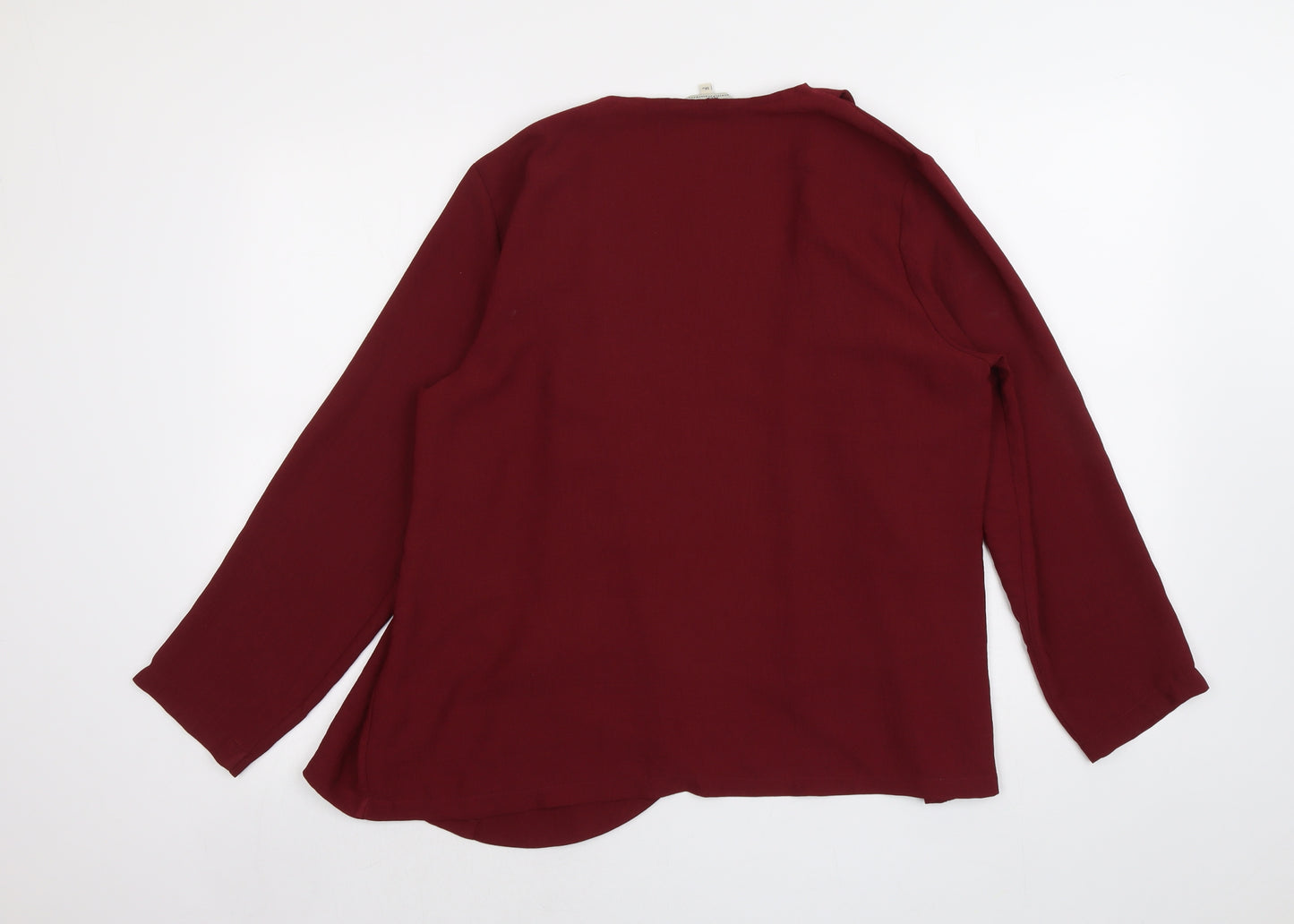 Billie & Blossom Womens Red Jacket Blazer Size 14