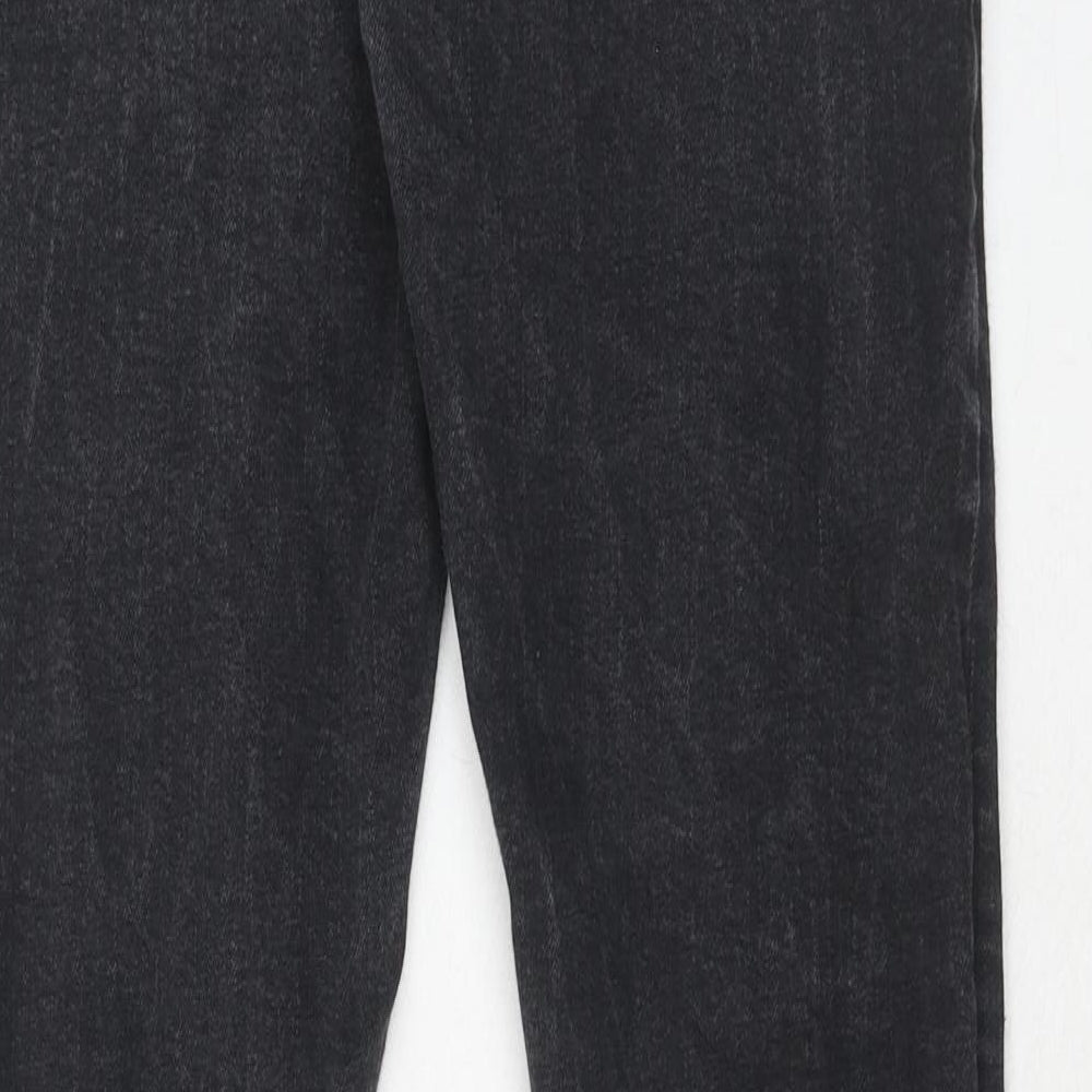 ASOS Mens Black Cotton Skinny Jeans Size 32 in L32 in Regular Zip