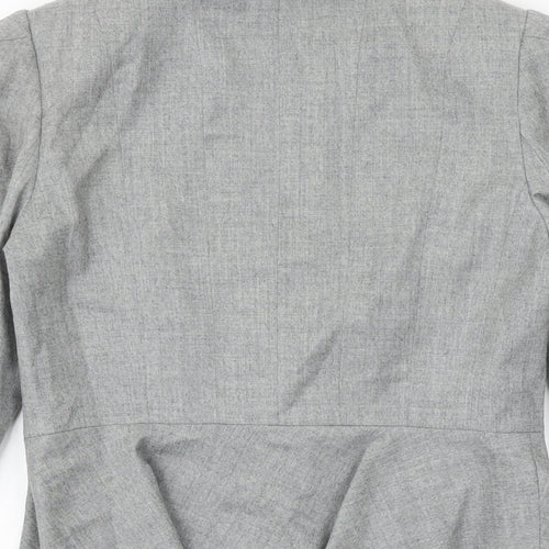 Coast Womens Grey Jacket Blazer Size 12 Button