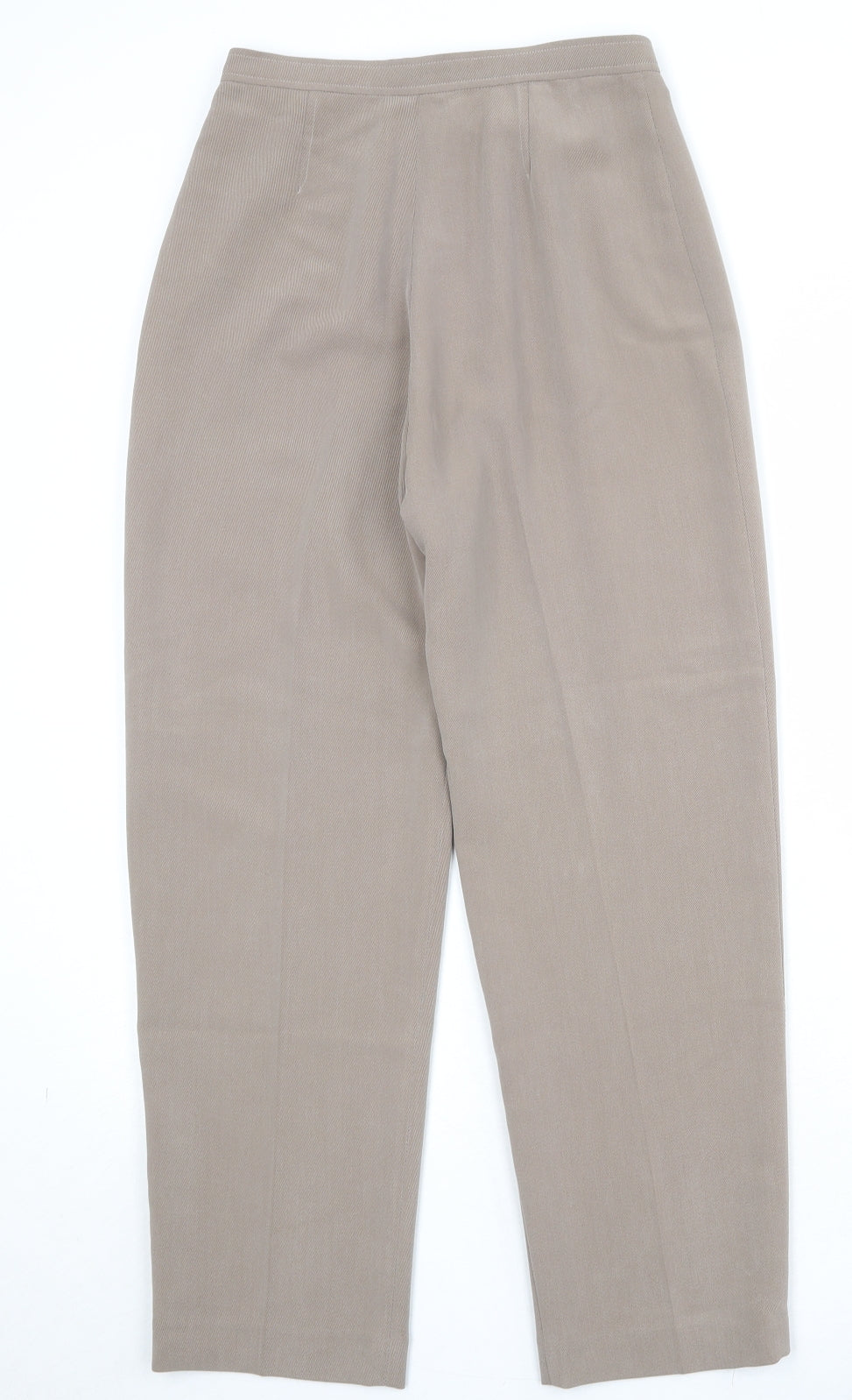 Country Casuals Womens Beige Polyester Trousers Size 10 Regular Zip