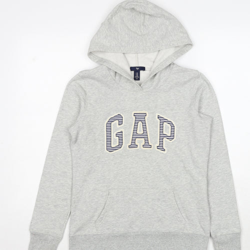 Gap Womens Grey Cotton Pullover Hoodie Size XS Pullover