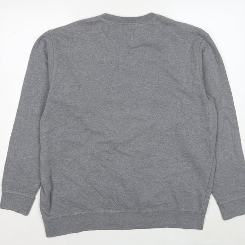 Blue Harbour Mens Grey Cotton Pullover Sweatshirt Size XL