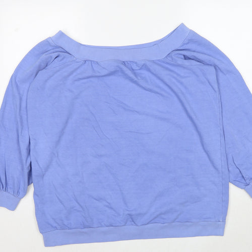 NEXT Womens Blue Cotton Pullover Sweatshirt Size XL Pullover