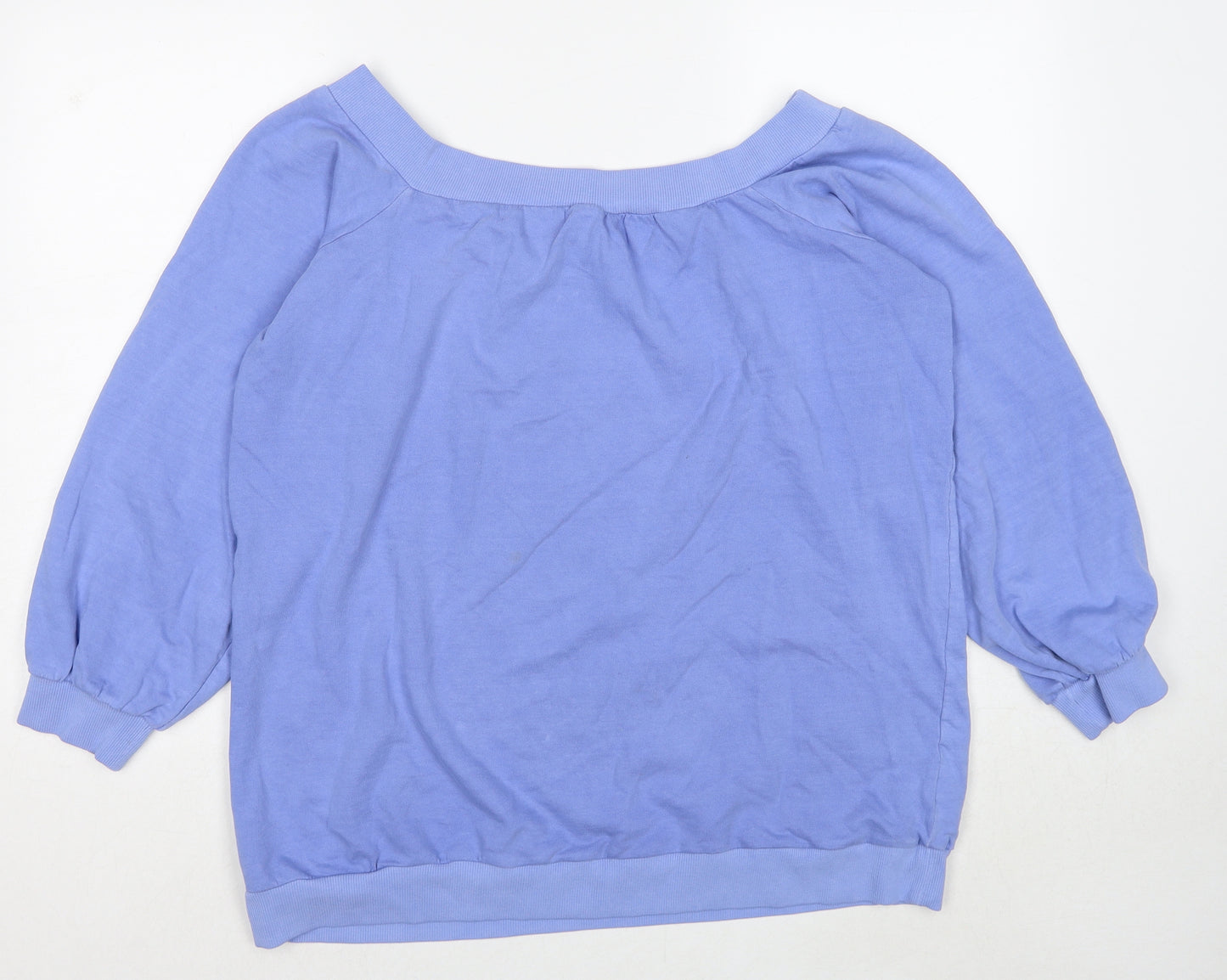 NEXT Womens Blue Cotton Pullover Sweatshirt Size XL Pullover